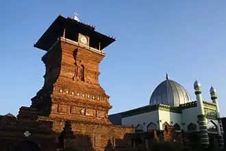 16th century Menara Kudus Mosque in Indonesia showing Indian influence