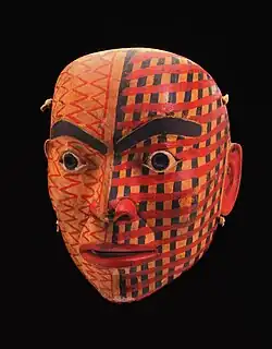 Mask (amiilk), Tsimshian peoples, British Columbia, Canada, 19th century