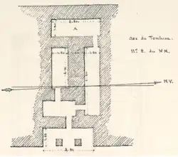 Layout of the mastaba of Isesi-Ankh