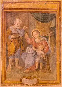 Fresco of the Holy Family