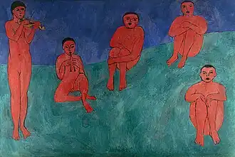 Henri Matisse, Music, 1910, late Fauvism
