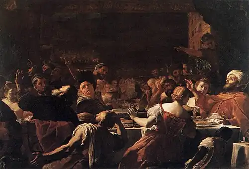 Baldassarre's Feast, 1653-1659, 202 x 297 cm, Museo di Capodimonte