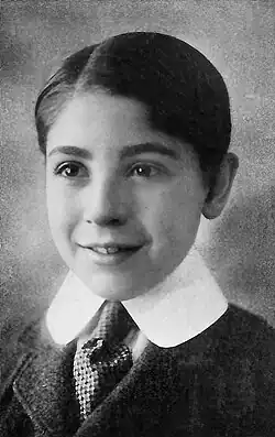 Matty Roubert at twelve years old