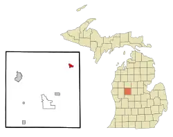 Location in Mecosta, Michigan