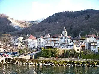 Meillerie on the shore of Lake Geneva