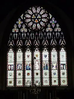 Window of Merton College, Oxford, showing the dominance of white.