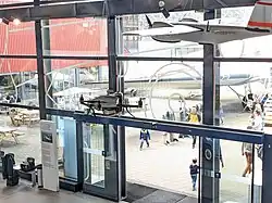 SUI-9999 Meteodrone exhibited at the Swiss Museum of Transport in Lucerne.