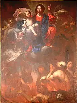 Painting by Michel Serre in the Saint Cannat Church, Marseille