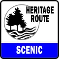 Scenic Heritage Route marker