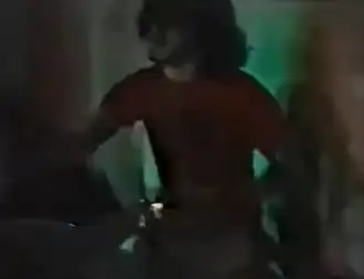 Harris with Extreme Noise Terror in 1988