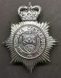 Mid-Anglia Constabulary Helmet Badge