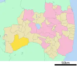 Location of Minamiaizu in Fukushima Prefecture