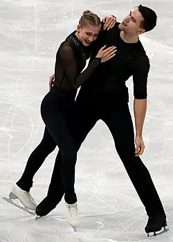 Minerva Fabienne Hase and Nikita Volodin at the 2024 World Championships