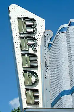 A business sign in Mid-City Industrial.