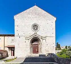 Entrance to the church