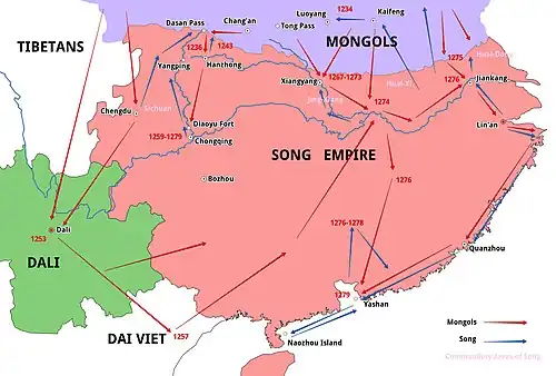 Mongol invasion of the Song dynasty (1234–79)