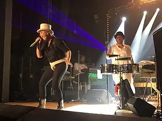 Monkey Business performing in 2019