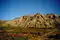 Monte Cinto seen from Refuge de l'Ercu, southeast, the summit is right to the center, Corsica.