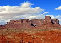 Sentinel Mesa and West Mitten Butte