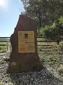 Monument to John D. Magrath, in Castel d'Aiano, Italy
