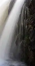 Close up of Moose Falls