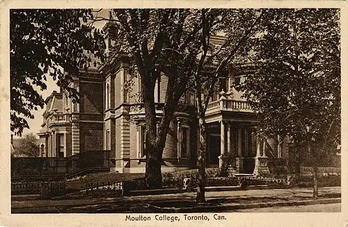 Moulton College, Toronto, Ontario, approximately 1909