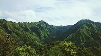 Mount Napulak, a popular mountain for hikers.
