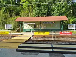 Westbound (outbound) shelter