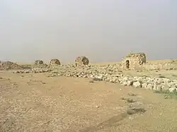 Section of the outer wall, with towers