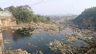 Waterflow at Mukutmanipur Dam