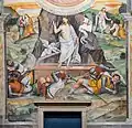 Fresco of Resurrection in the Museo di Santa Giulia