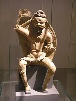 A King in sculpture from Qigexing (possibly 8th century CE).