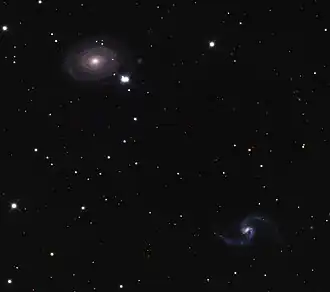 NGC 691 (top) and IC 167 (bottom) by the Mount Lemmon SkyCenter