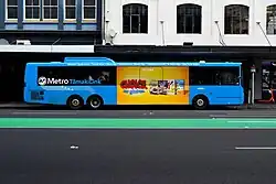 A Tāmaki Link bus in Auckland
