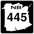 Route&nbsp;445 marker