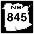 Route&nbsp;845 marker