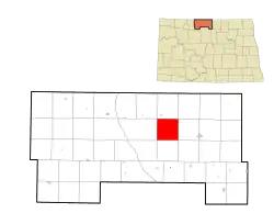 Location of Peabody Township