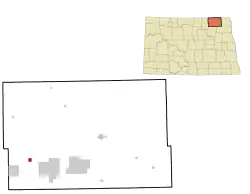 Location of Munich, North Dakota