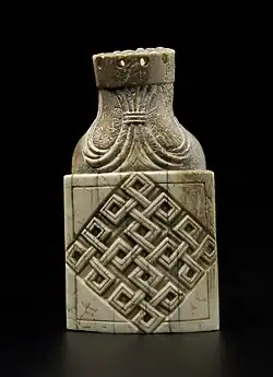 Decoration carved on back of a queen's throne at BM