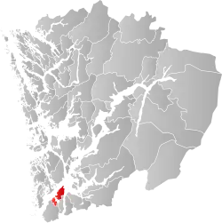 Valestrand within Hordaland