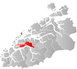 Ålesund within Møre og Romsdal