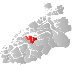Vestnes within Møre og Romsdal