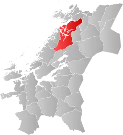 Namsos within Trøndelag