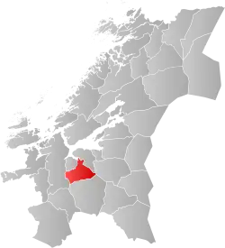 Melhus within Trøndelag