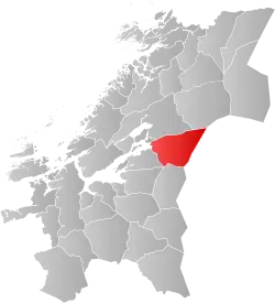 Verdal within Trøndelag