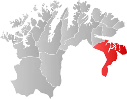 Sør-Varanger within Finnmark