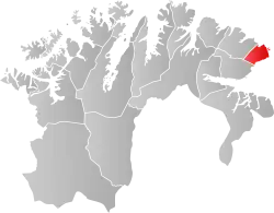 Vardø within Finnmark