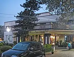 The entrance to the NSCI premises in Mumbai