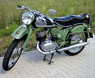 NSU Superlux 250&nbsp;cc (15&nbsp;cu&nbsp;in) T/S SINGLE (1955)