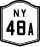 New York State Route 48A marker